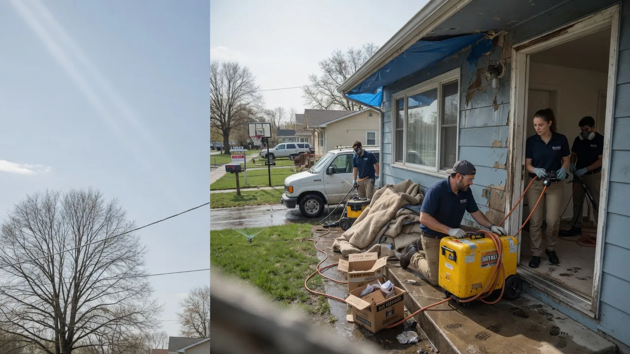Basement Flood Cleanup in Caballo, NM near me
